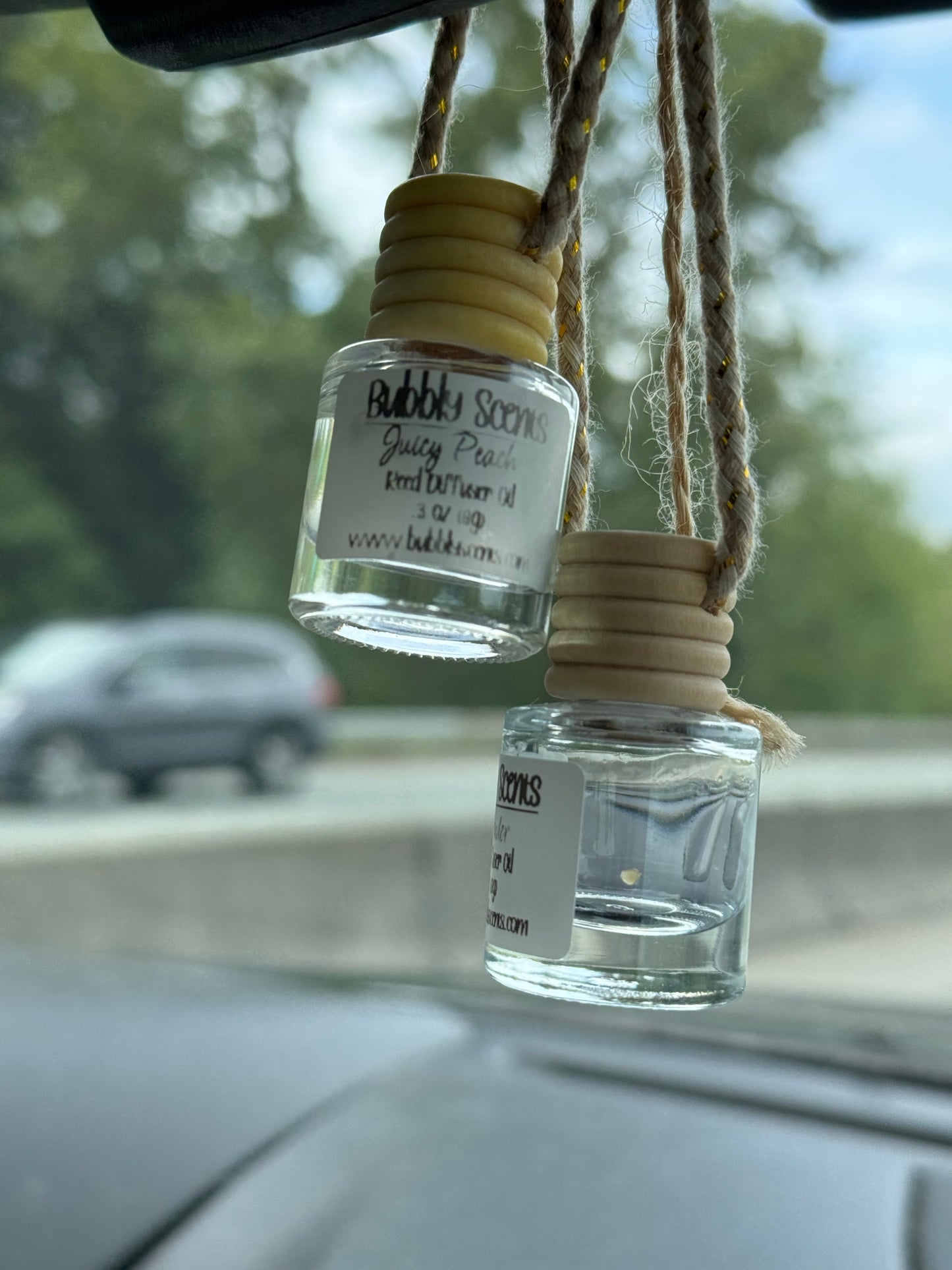 2 Car Fresheners with 2 .5oz Refills